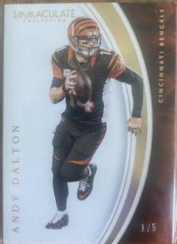 Andy Dalton #6 Football Cards 2016 Panini Immaculate