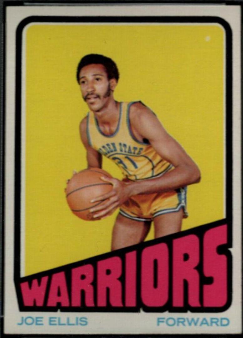Joe Ellis #14 Basketball Cards 1972 Topps