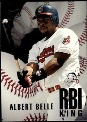 Albert Belle #30 Baseball Cards 1995 Flair