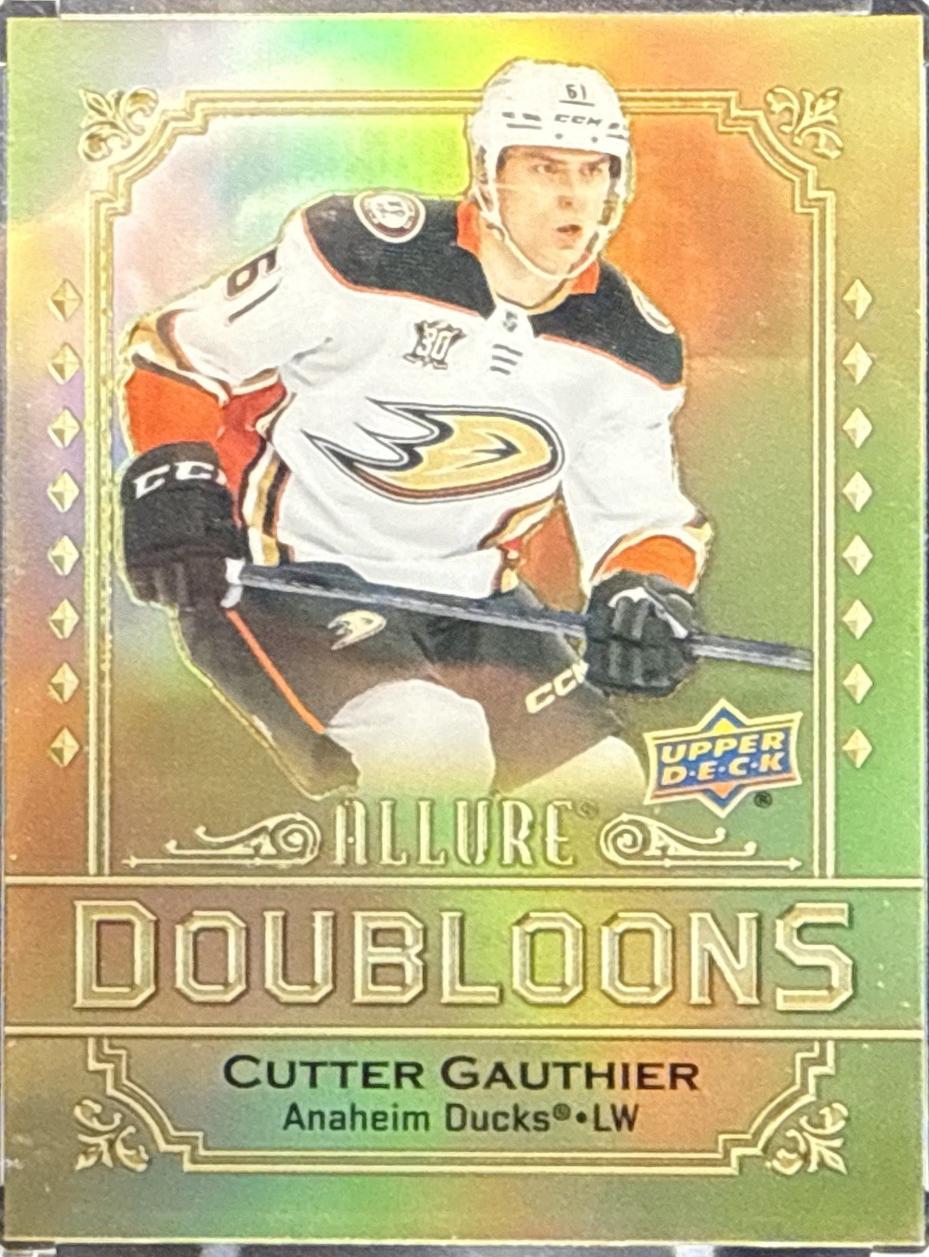 Cutter Gauthier #DB-28 Hockey Cards 2024 Upper Deck Allure Doubloons