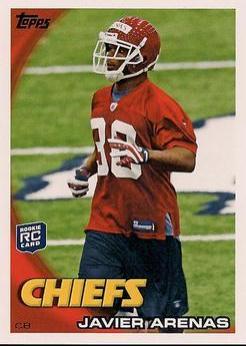 Javier Arenas #75 Football Cards 2010 Topps