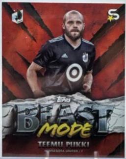 Teemu Pukki #BM-17 Soccer Cards 2024 Topps Superstars MLS Beast Mode