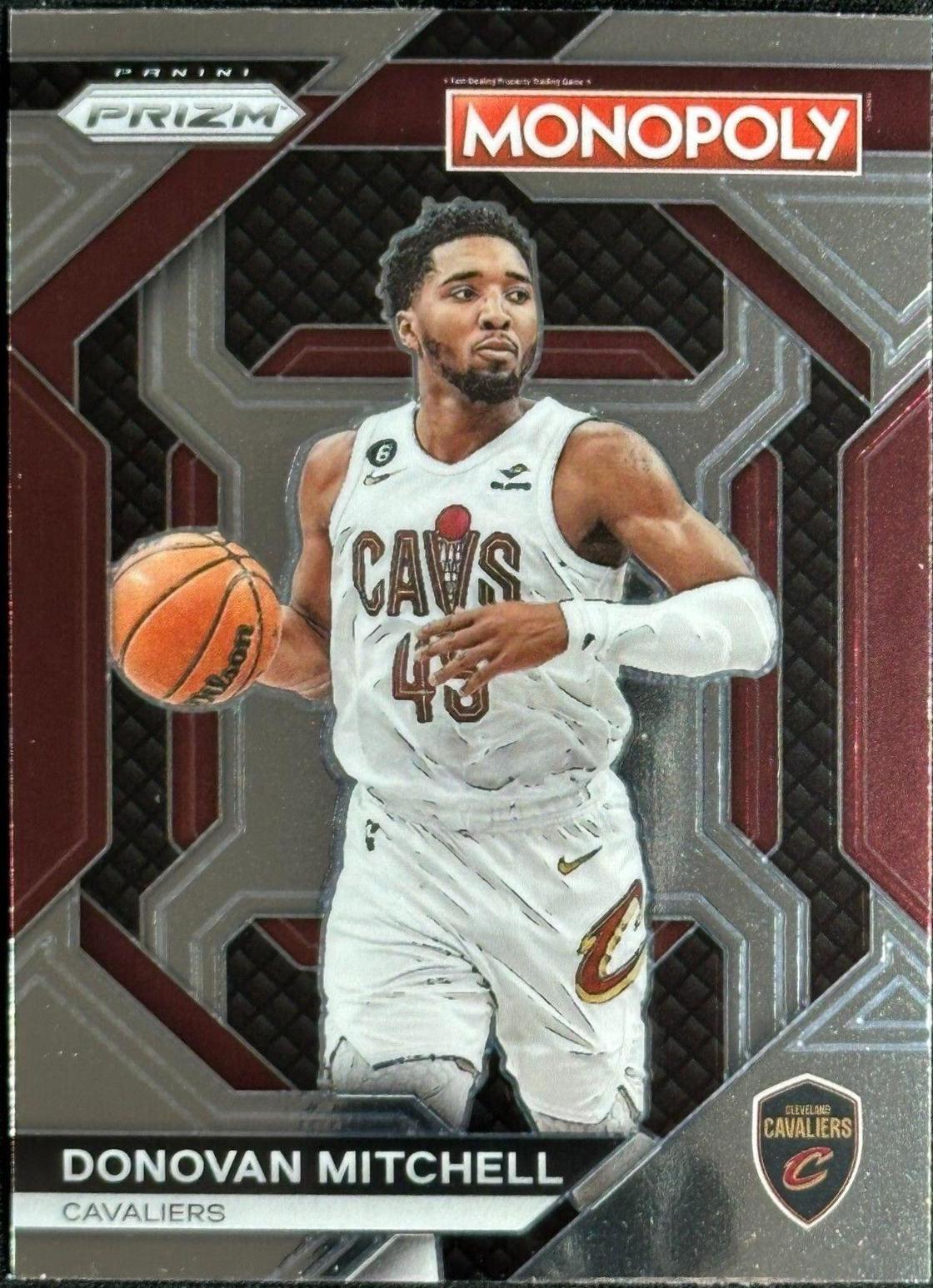 Donovan Mitchell #PS10 Basketball Cards 2023 Panini Prizm Monopoly All-Star