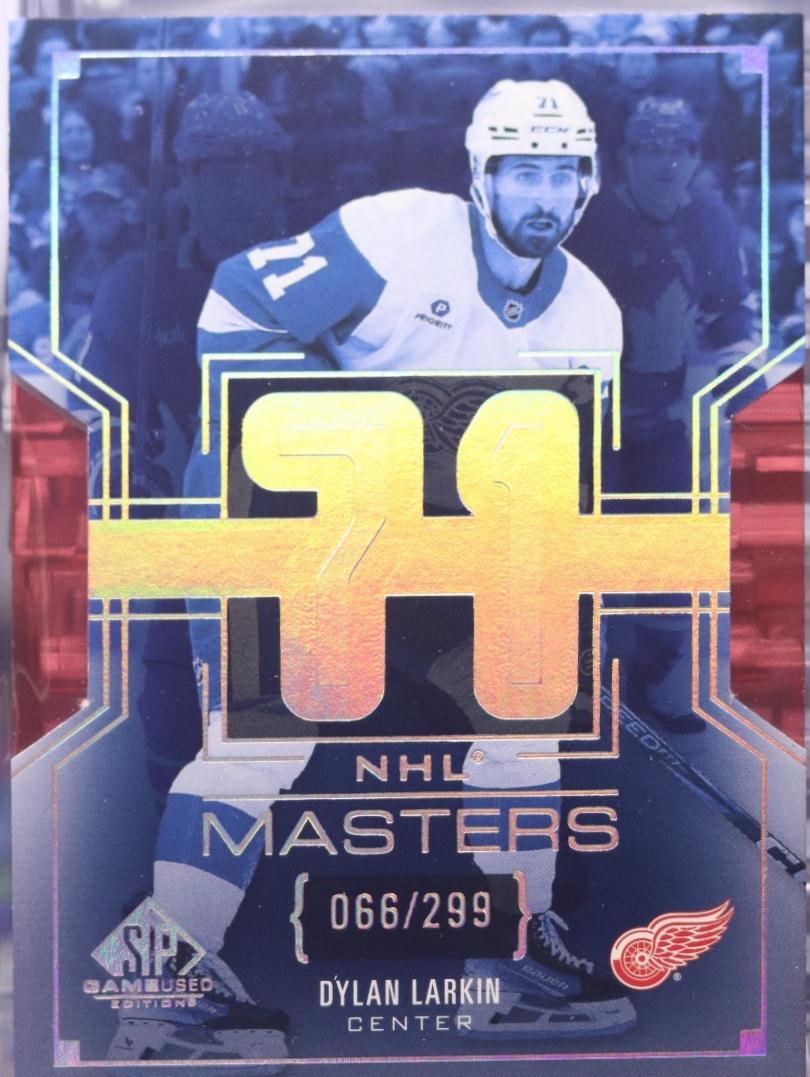 Dylan Larkin #NM-10 2025-26 SP Game Used NHL Masters