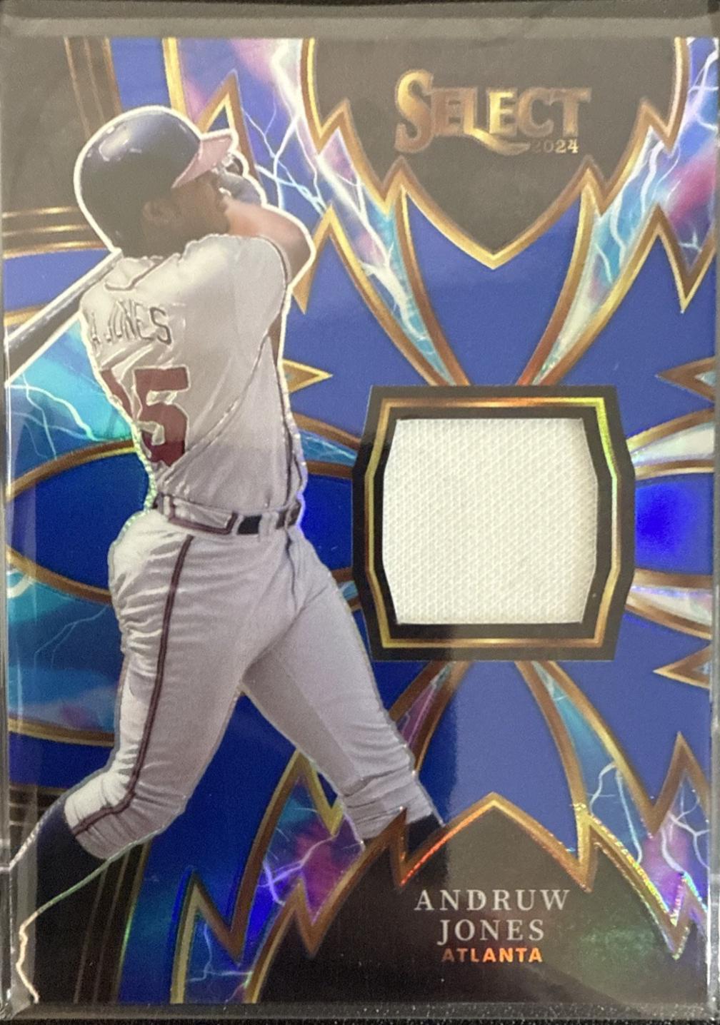 Andruw Jones #SPK-AJ Baseball Cards 2024 Panini Select Sparks
