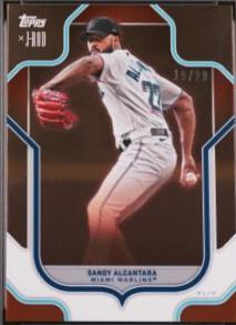 Sandy Alcantara #39 2023 Topps X Julio Rodriguez Baseball