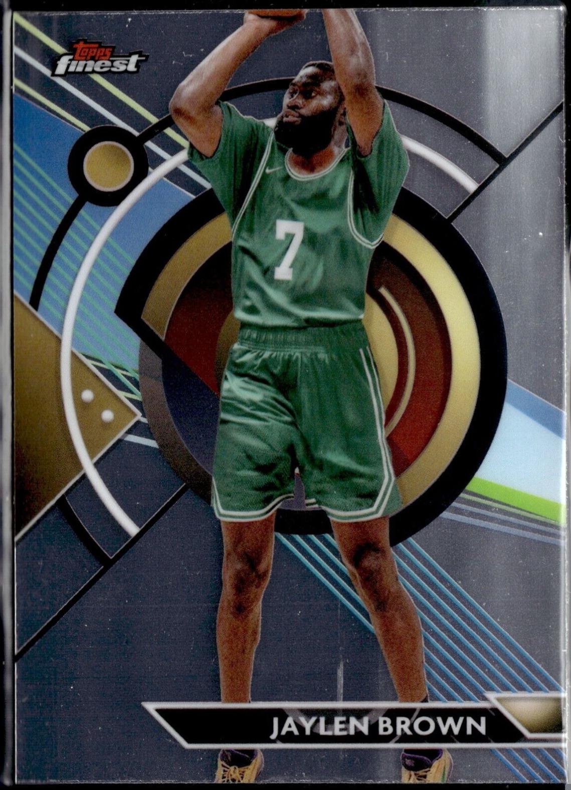 Jaylen Brown #3 Basketball Cards 2023 Topps Finest