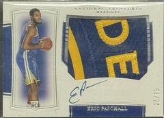 Eric Paschall [Horizontal Patch Autograph] #103 Basketball Cards 2019 Panini National Treasures Prices