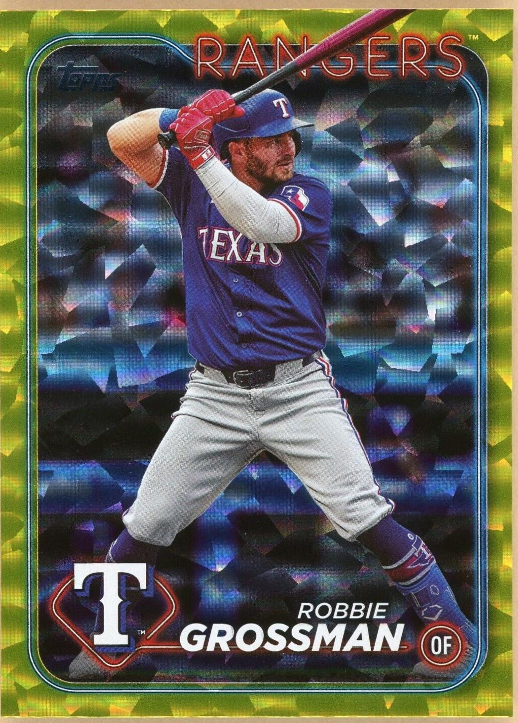 Robbie Grossman [Yellow Crackle Foilboard] #US11