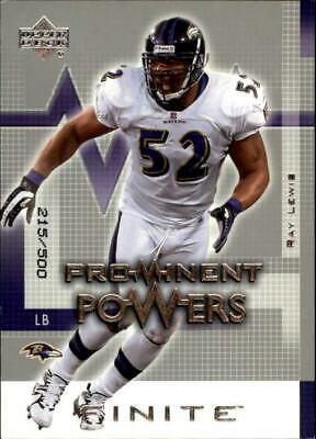 Ray Lewis #182 2003 Upper Deck Finite Football