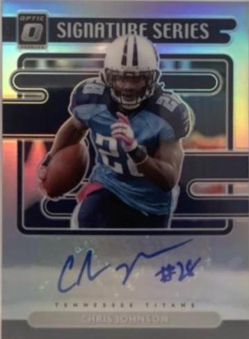 Chris Johnson #SS-CJ Football Cards 2021 Panini Donruss Optic Signature Series