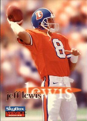 Jeff Lewis #20 Football Cards 1996 Skybox Impact Rookies