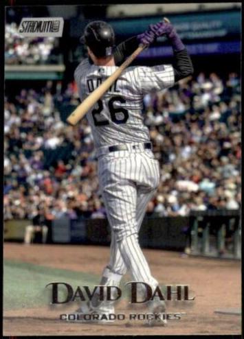 David Dahl #5 Baseball Cards 2019 Stadium Club