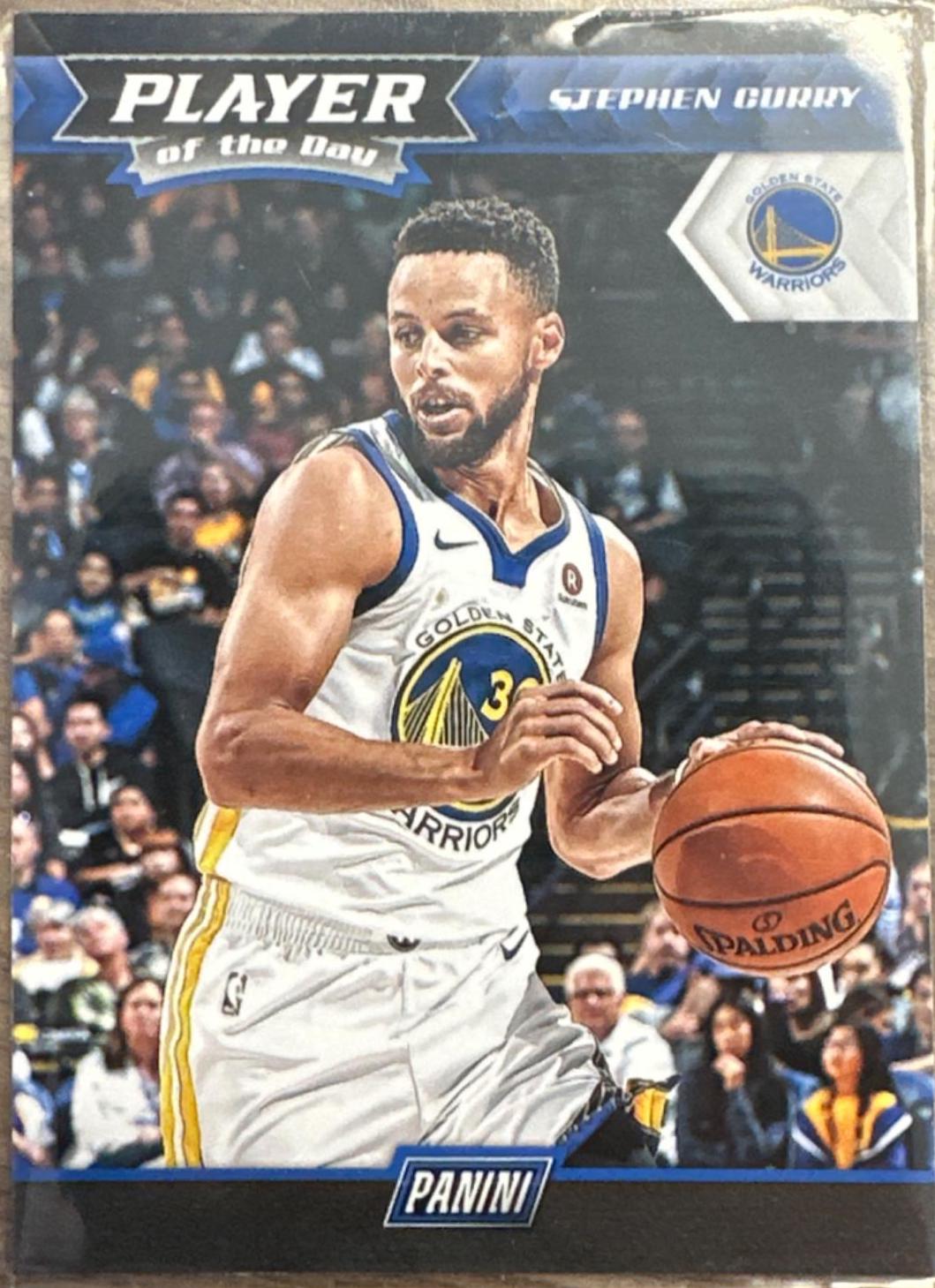 Stephen Curry #1 Basketball Cards 2017 Panini Player of the Day