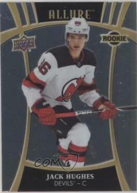 Jack Hughes #110 Hockey Cards 2019 Upper Deck Allure