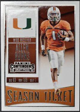 Allen Hurns #5 Football Cards 2016 Panini Contenders Draft Picks