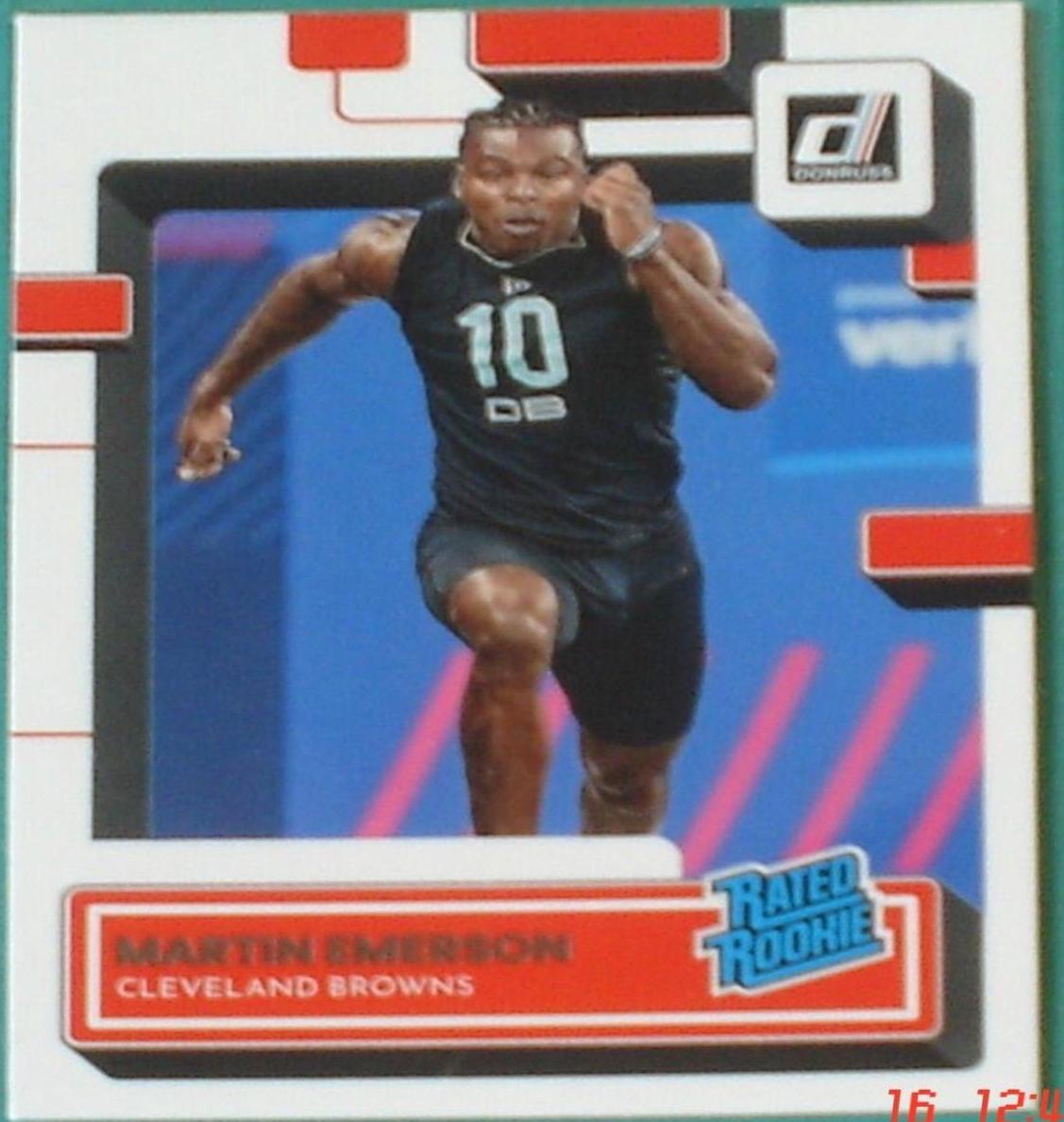 Martin Emerson #381 Football Cards 2022 Panini Donruss