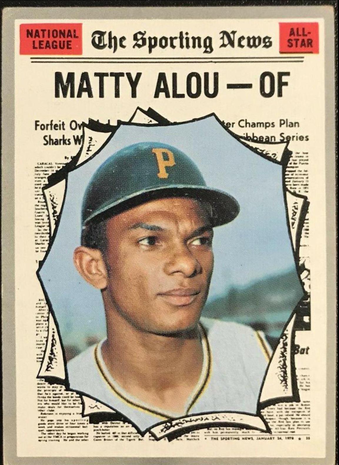 Matty Alou #460 1970 Topps Baseball