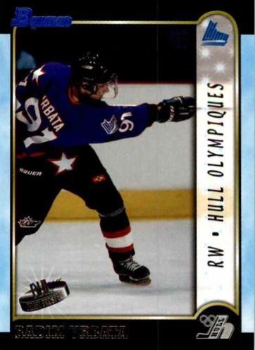 Radim Vrbata #21 Hockey Cards 1999 Bowman CHL