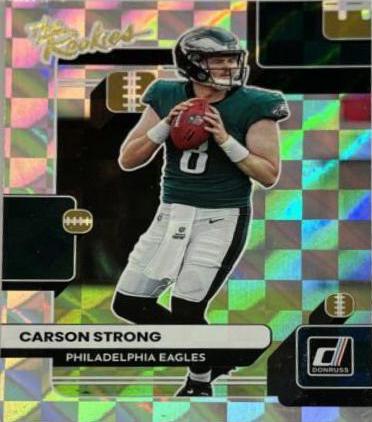 Carson Strong #TR-11 Football Cards 2022 Panini Donruss The Rookies