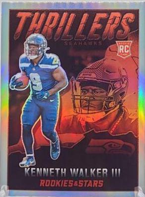 Kenneth Walker III #TH-29 Football Cards 2022 Panini Rookies & Stars Thrillers