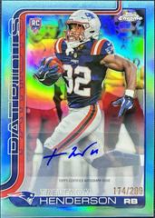 TreVeyon Henderson [Teal Refractor] #RA-THE Prices | 2025 Topps