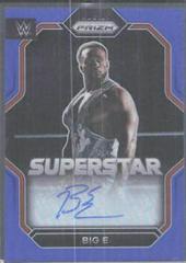 Big E [Blue] #SA-BGE Wrestling Cards 2023 Panini Prizm WWE Superstar Autographs Prices