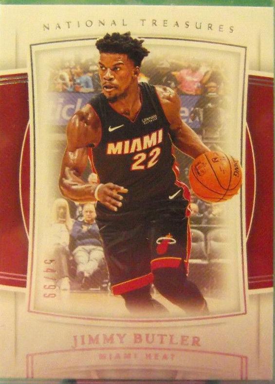 Jimmy Butler #79 Basketball Cards 2019 Panini National Treasures