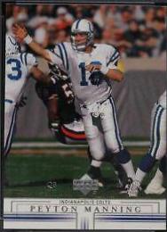 Peyton Manning #68 Football Cards 2001 Upper Deck