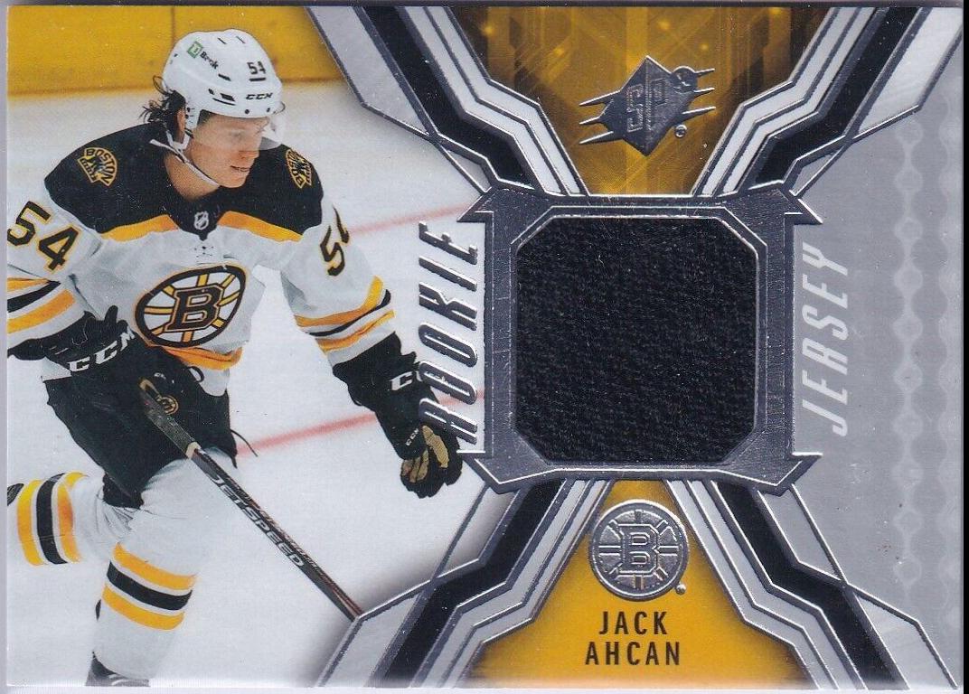 Jack Ahcan #RJ-JA 2021-22 SPx Hockey Rookie Jersey