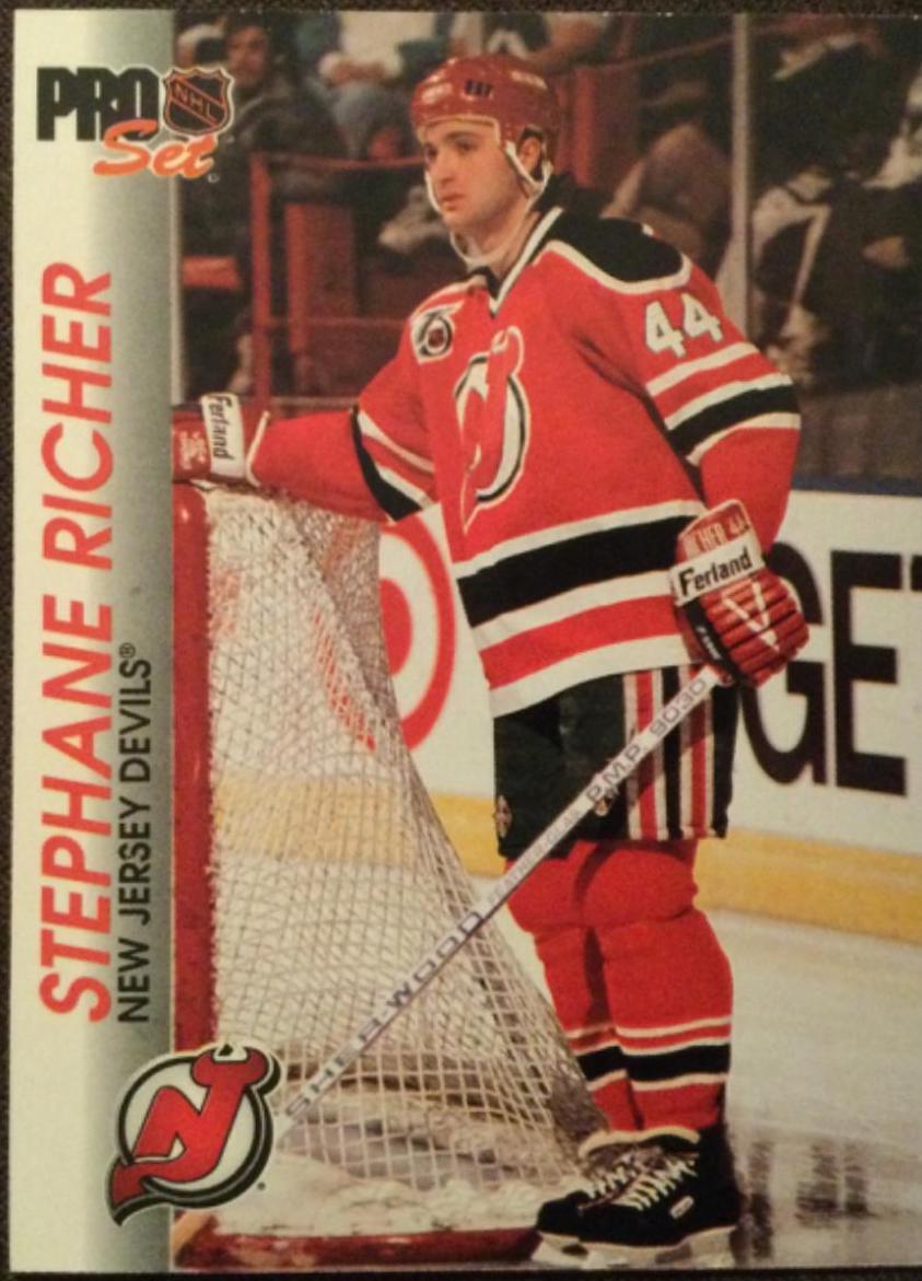 Stephane Richer #93 Hockey Cards 1992 Pro Set