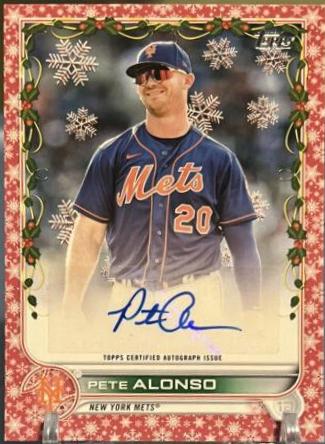 Pete Alonso [Red Metallic] #WHA-PA