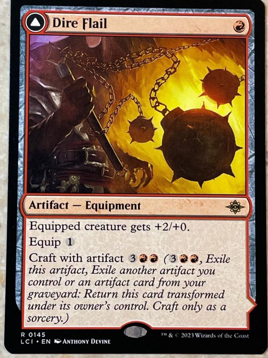 Dire Flail // Dire Blunderbuss #374 Magic Lost Caverns of Ixalan