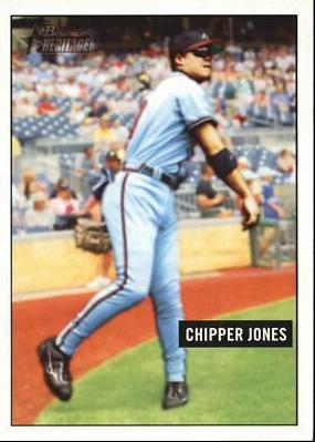 Chipper Jones #66 Baseball Cards 2005 Bowman Heritage