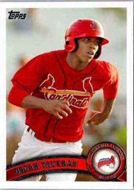 Oscar Taveras #80 Baseball Cards 2011 Topps Pro Debut
