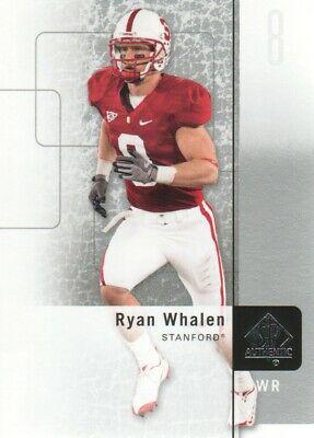 Ryan Whalen #28 Football Cards 2011 SP Authentic