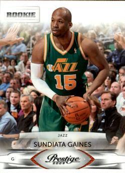 Sundiata Gaines #255 Basketball Cards 2009 Panini Prestige