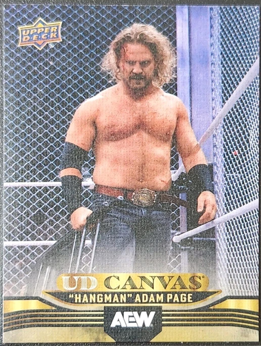 Hangman Adam Page #C-2 Wrestling Cards 2025 Upper Deck AEW Canvas