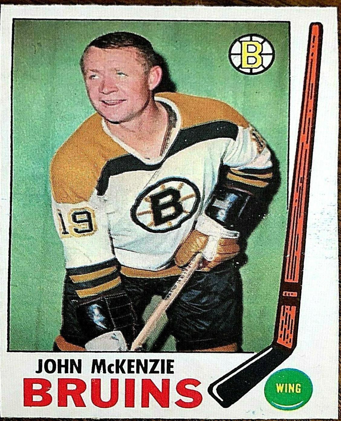 John McKenzie #28 Hockey Cards 1969 O-Pee-Chee