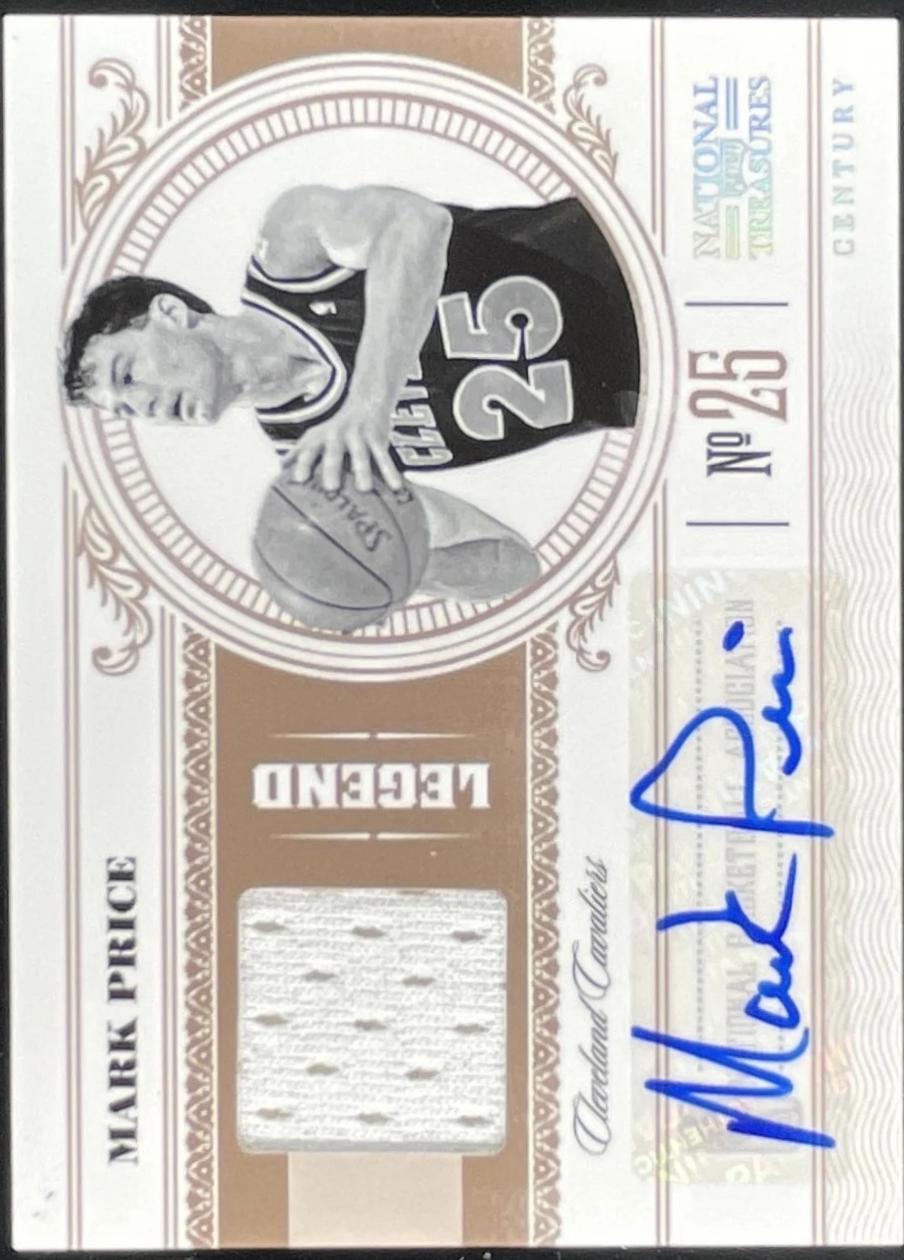 Mark Price #129 2010-11 Playoff National Treasures Basketball