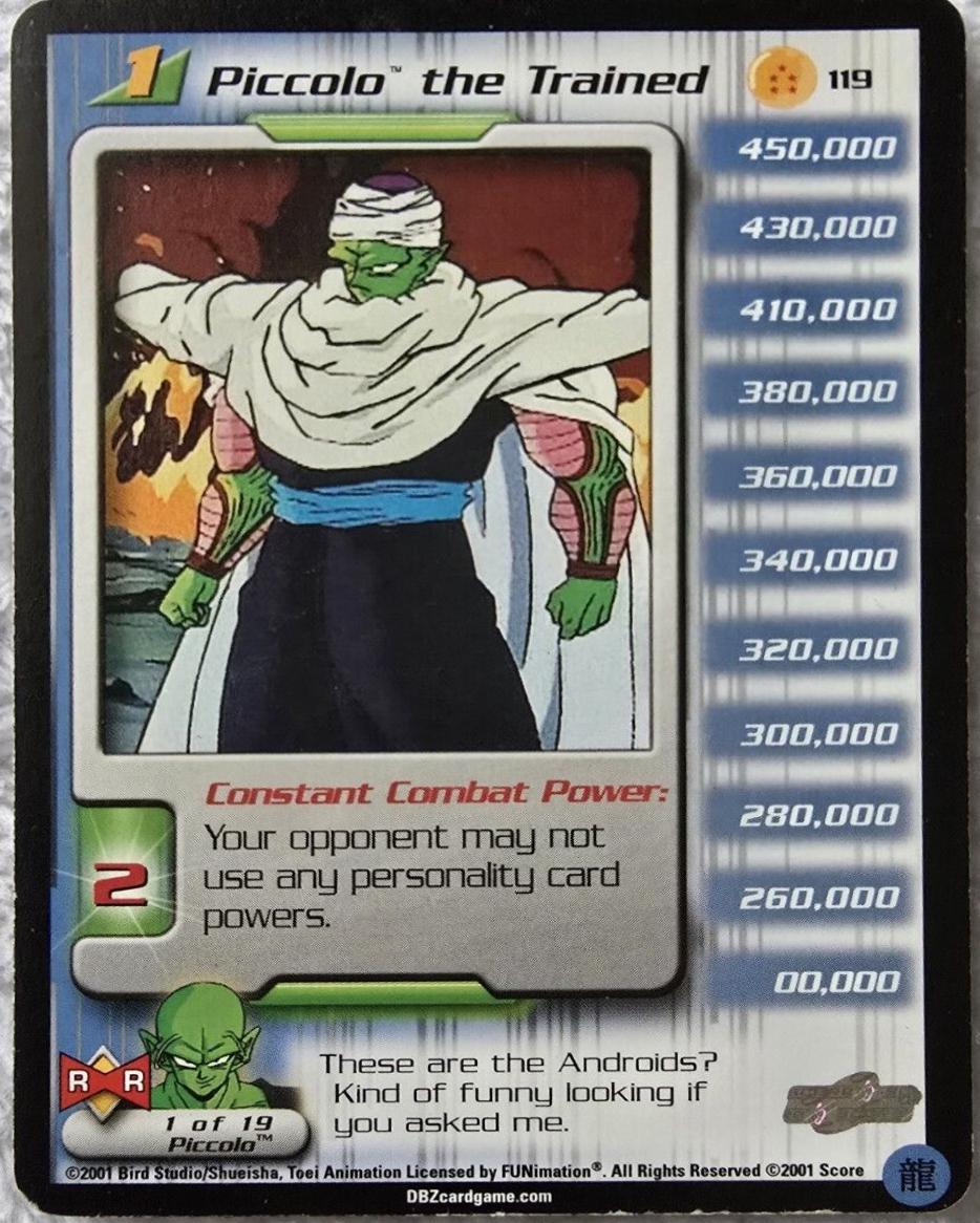 Piccolo the Trained 119 Dragon Ball Z Android Saga