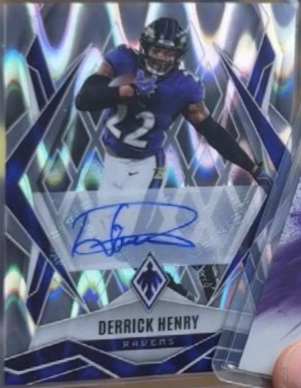 Derrick Henry [Seismic Autograph] #10 Prices | 2025 Panini Phoenix