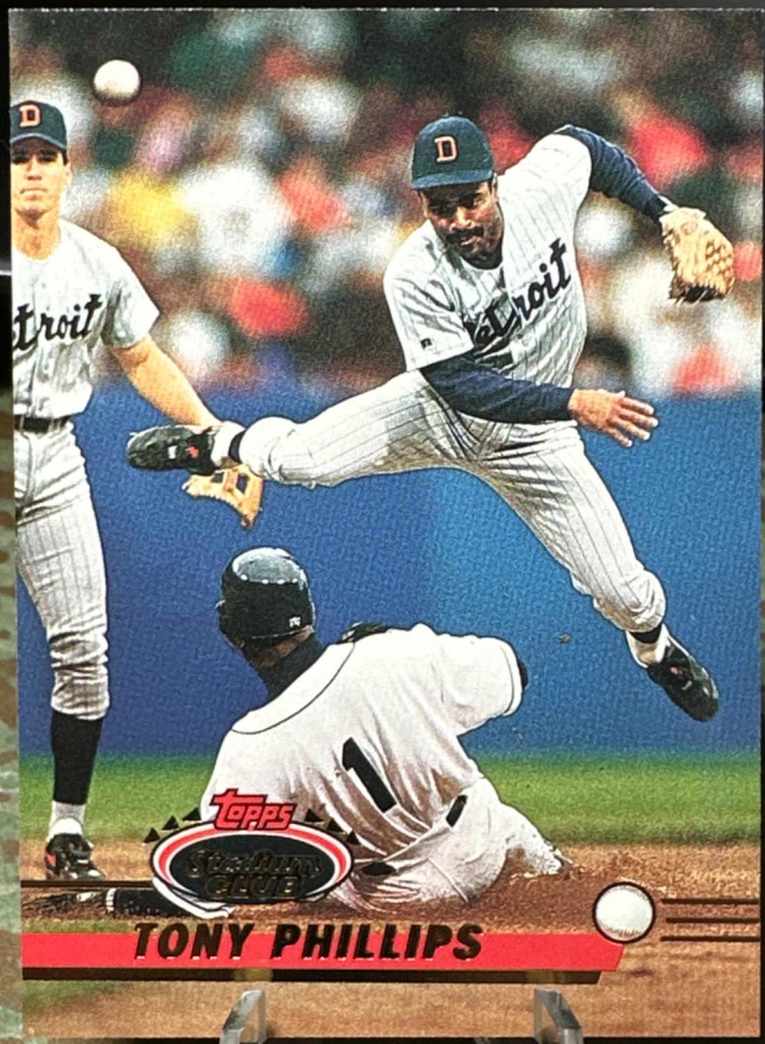 Tony Phillips #5 Baseball Cards 1993 Stadium Club