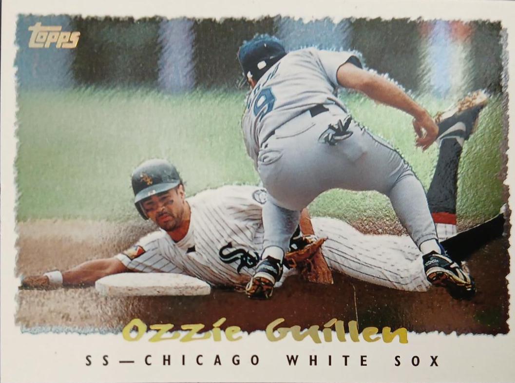 Ozzie Guillen #370 1995 Topps Baseball CyberStats