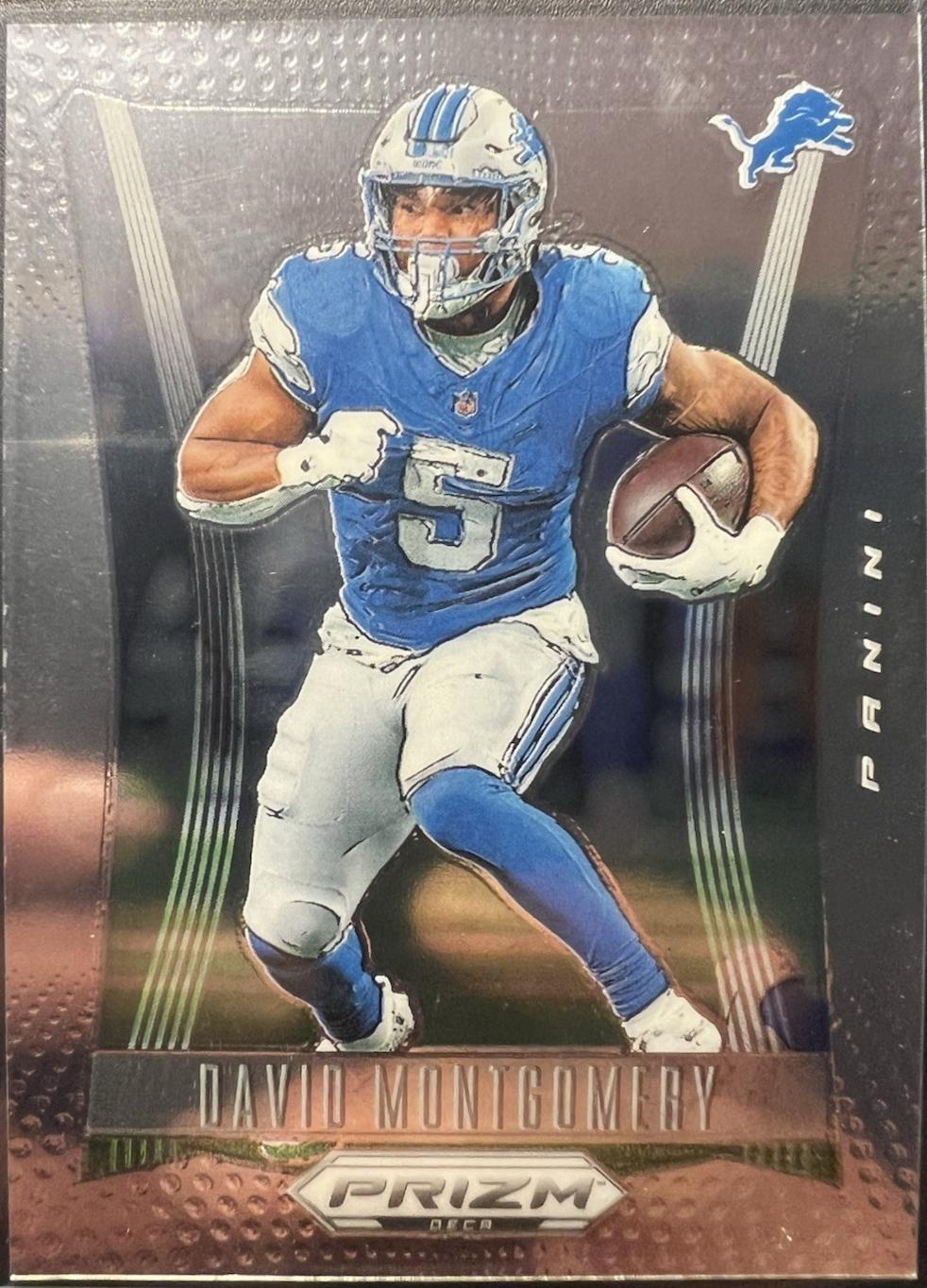 David Montgomery #103 Football Cards 2024 Panini Prizm Deca