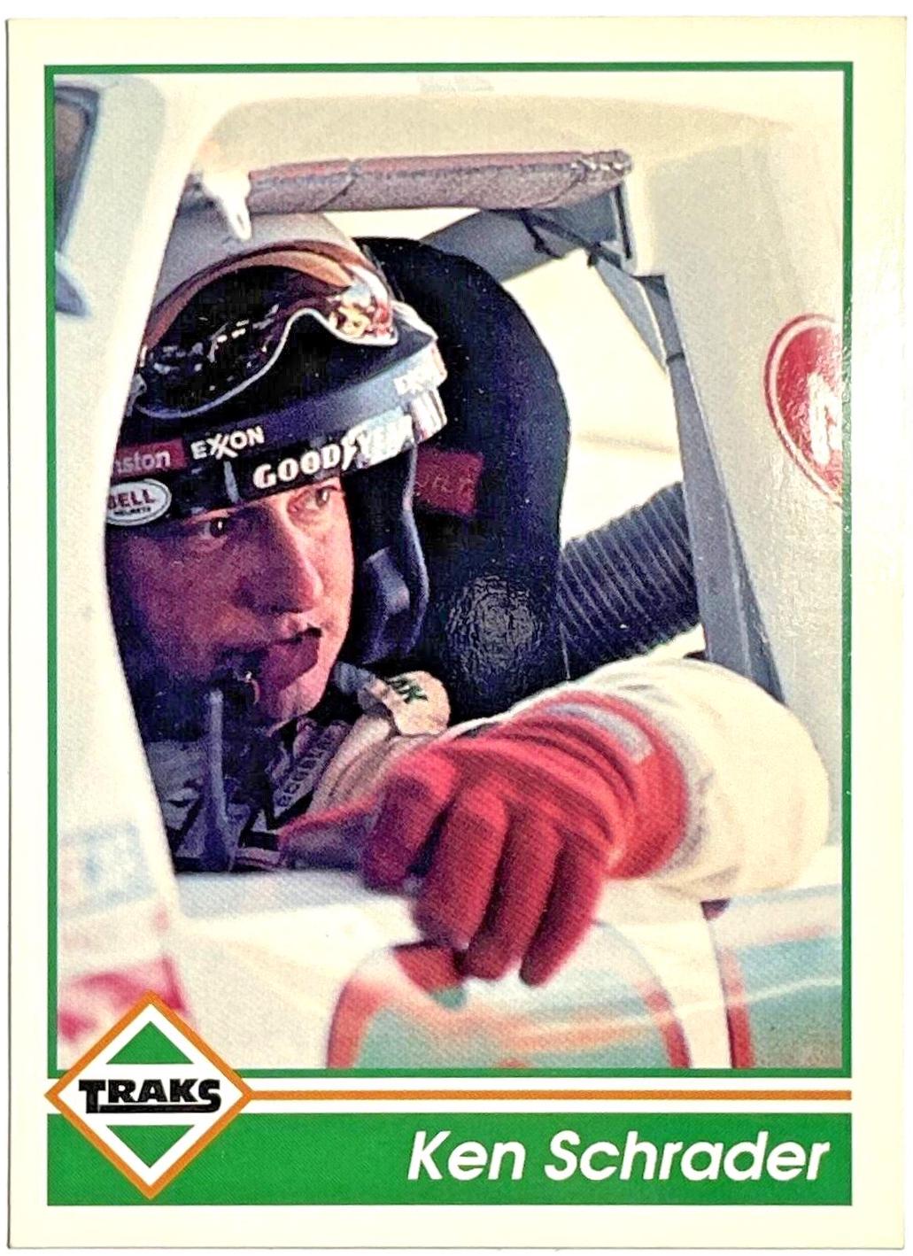 Ken Schrader #25 Racing Cards 1992 Traks NASCAR