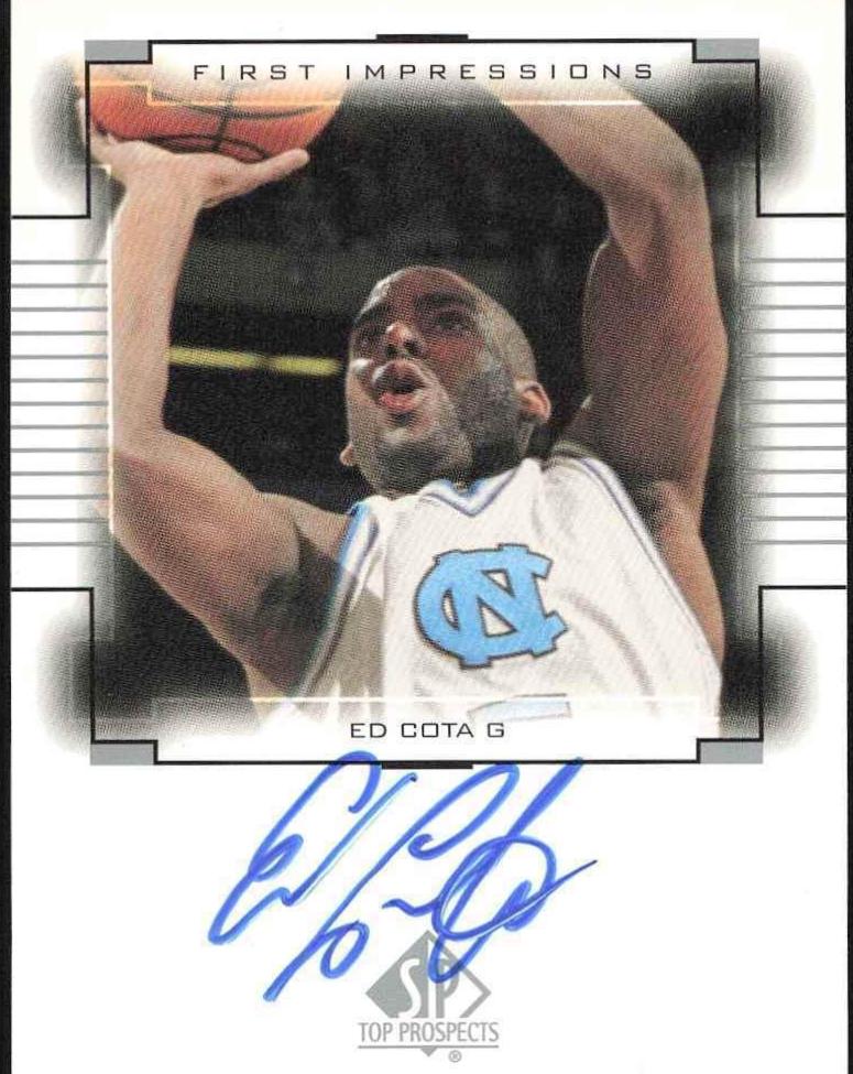 Ed Cota #EC Basketball Cards 2000 SP Top Prospects First Impressions