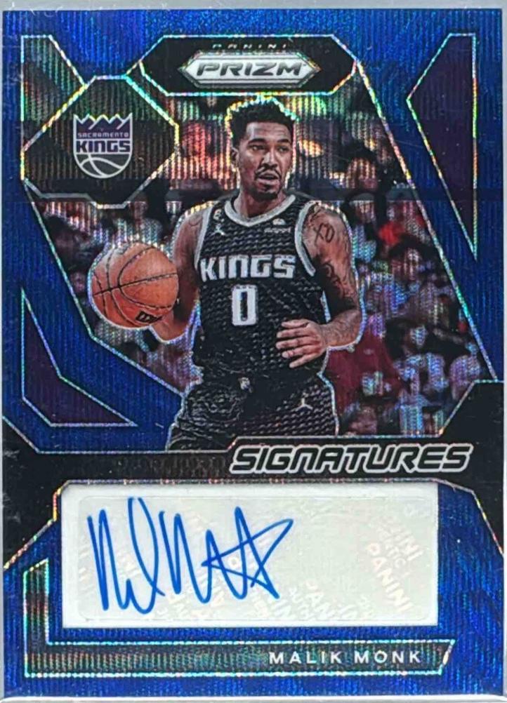Malik Monk [Blue Wave Prizm] #SIG-MNK