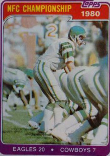 NFC Championship #492 Football Cards 1981 Topps
