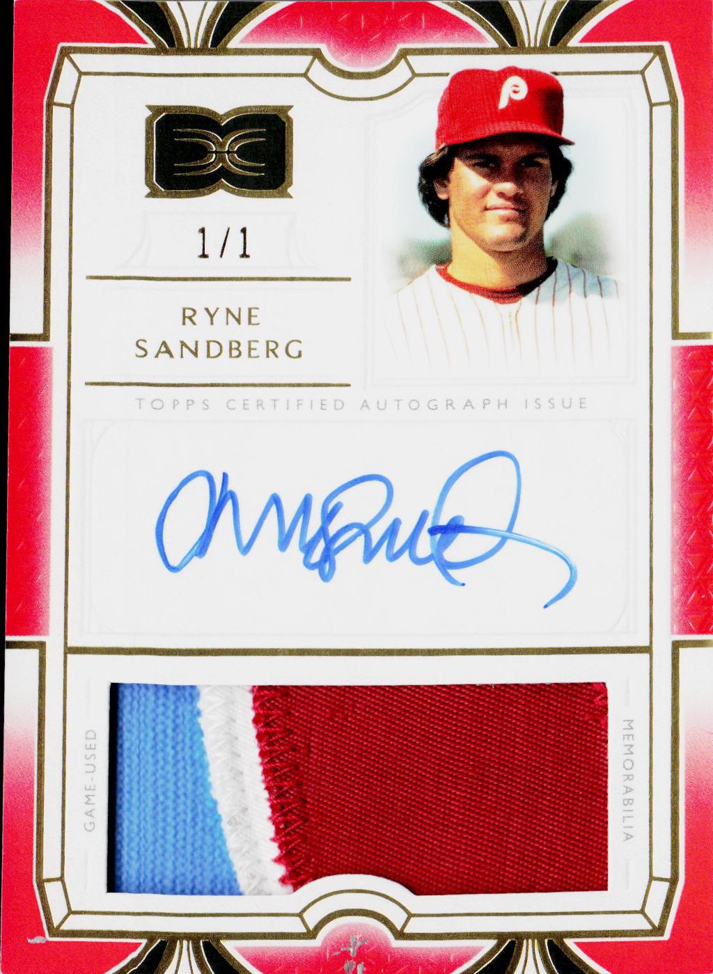 Ryne Sandberg #DARC-RS 2024 Topps Definitive Definitive Autograph Relic Baseball